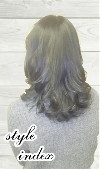 パーマ ミディアム 脇田 雄大のヘアスタイル