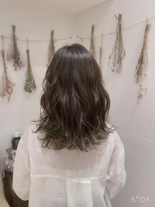 ミディアム カラー はだゆうき @hadadan08のヘアスタイル