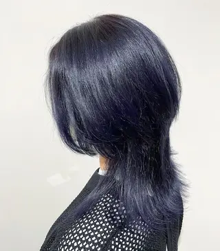 セミロング カラー ヘアアレンジ bloom所属・bloom yumaのヘアスタイル