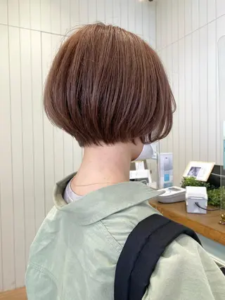 ショート カラー ボブとパーマの達人 /美容室難民の方是非のヘアスタイル