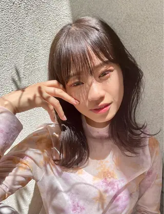 セミロング カラー カラー/レイヤー/ 髪質改善/PAAQのヘアスタイル