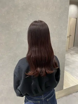 ロング カラー つちくら あみのヘアスタイル