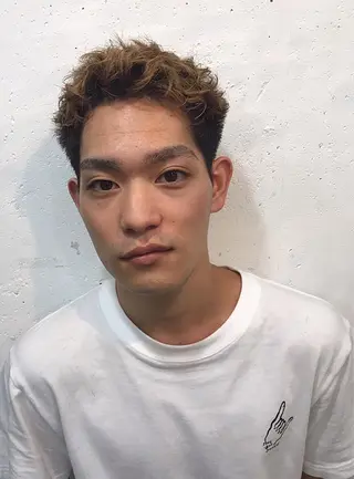 ショート メンズ 木村陸弥 似合わせ 透明感カラー🌿のヘアスタイル