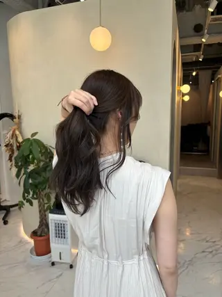 カラー 赤み消しカラー🪽 透明感カラー🪽のあのヘアスタイル