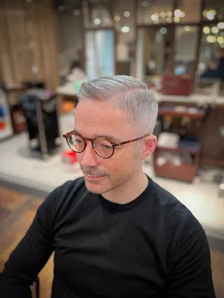 ショート THE MAN LeverageNewYork所属・海外メンズヘア モリケンのヘアスタイル