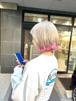 ミディアム カラー 番匠 海遊のヘアスタイル