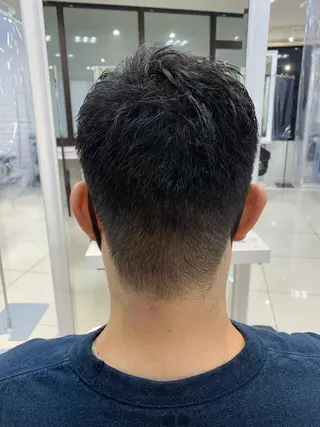 ショート メンズ 【センターパート/ マッシュ】ryokaのヘアスタイル