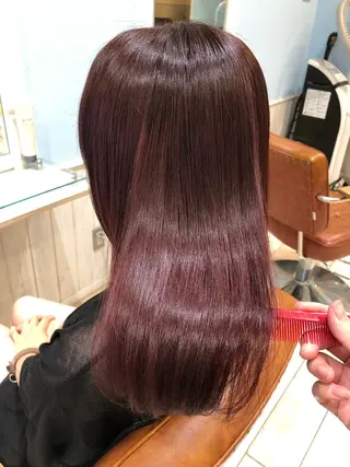 ロング カラー canaan 銀座店所属・👾銀座canaan 👾ユースケのヘアスタイル