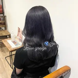 セミロング カラー 𝑴𝒊𝒌𝒖💝 透明感モテカラーのヘアスタイル