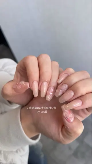 ネイル GRANDE大須 Cecil💜のネイルデザイン