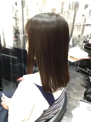 ミディアム パーマ Annon プライベートサロンのヘアスタイル