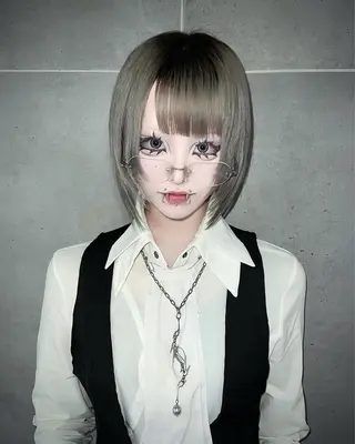 ショート AIRA/ブリーチ ‪/透明感カラーのヘアスタイル