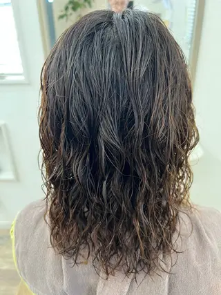 パーマ 似合わせ／ショート 菊田のヘアスタイル