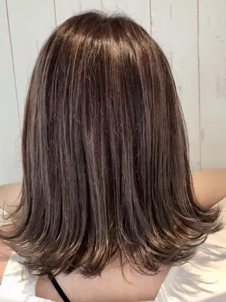 セミロング カラー Device ディバイスのヘアスタイル