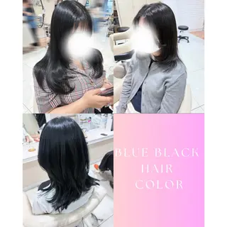 セミロング カラー 韓国ヘア 🎀中川綾乃🎀のヘアスタイル