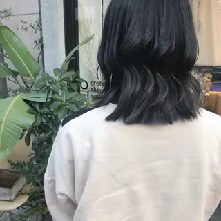 ミディアム 艶髪color💎髪 質改善ストレート大吉のヘアスタイル