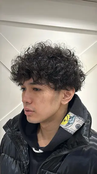 パーマ メンズ 横浜メンズ特化/ カットパーマ/マサトのヘアスタイル