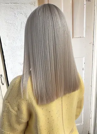 カラー 縮毛矯正専門店店長 佐々木動画モデル募集のヘアスタイル