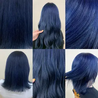 セミロング カラー ヘアアレンジ SALOWIN上野店所属・💕上野美容師☁ ブリーチ💖サワのヘアスタイル