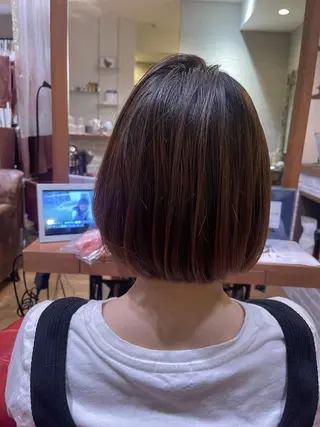 ミディアム カラー アティリー 西梅田のヘアスタイル