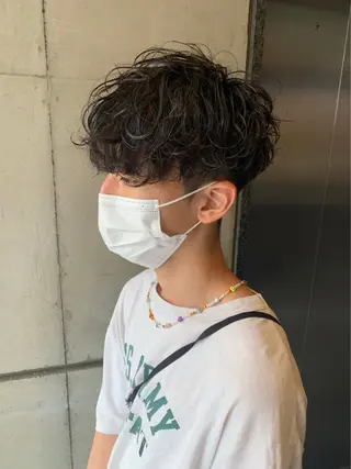 パーマ メンズ designcolo r/似合わせNOKAのヘアスタイル