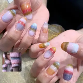 ネイル rig nail草加店所属・松本 紋世のネイルデザイン