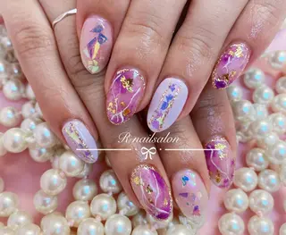 セミロング R NAILSALONのネイルデザイン