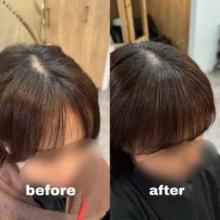 パーマ 縮毛矯正/艶髪カラー /パーマ/ひふみ🌱のヘアスタイル