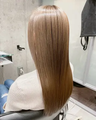 ロング カラー Leyシェアサロン所属・Ken ドライカット ✂️髪質改善のヘアスタイル