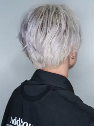 ミディアム ⭐️メンズ特化⭐️ パーマ　カラーのヘアスタイル