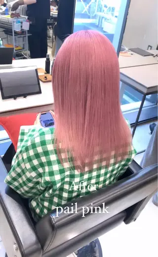 ミディアム カラー ハイトーン特化サロン 代表　中谷蓮のヘアスタイル