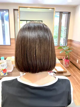 ミディアム カラー Annon プライベートサロンのヘアスタイル