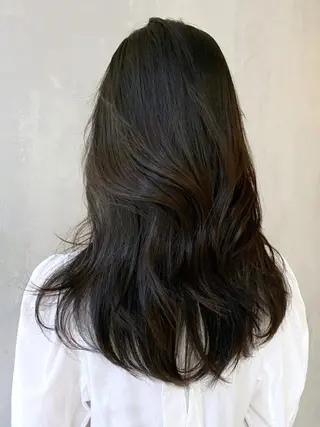 ミディアム カラー パーマ ヘアアレンジ ITbyALBUM 中野店のヘアスタイル