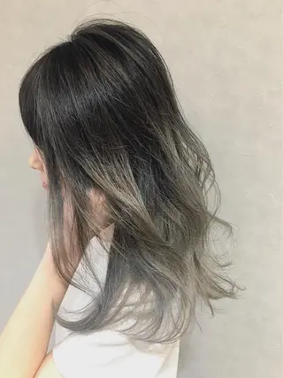 セミロング カラー nubes所属・🌟高田 聖菜🌟のヘアスタイル