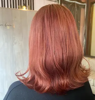 ミディアム カラー 大庭 千明のヘアスタイル