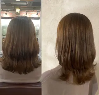 セミロング Rina/無料/ カット🍒のヘアスタイル