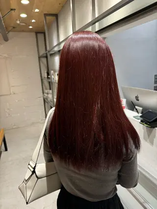 セミロング LUNTY NAMBA所属・🌶推しカラー RINA🌶´-のヘアスタイル