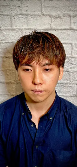 ミディアム 無料メンズカット❗️ 佐藤光のヘアスタイル