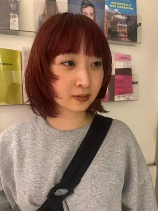 ミディアム カラー 今泉/kai🐇ボブ 似合わせカットのヘアスタイル