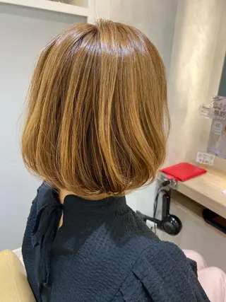 ミディアム ⭐️⭐️縮毛矯正の スペシャリスト松本✨のヘアスタイル