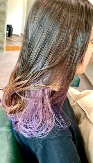 カラー ブリーチ/ストレート ダブルカラーtetoのヘアスタイル