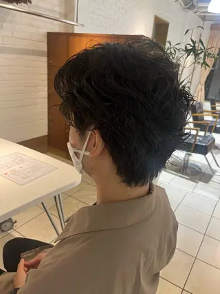 パーマ メンズ vancouncil春日井所属・山岡 春のヘアスタイル
