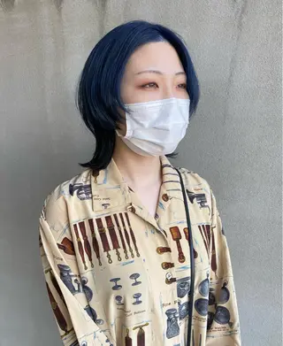 セミロング en⁺ trust所属・レノ/en trust/金沢市のヘアスタイル