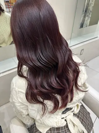 カラー 艶髪/ブリーチなし Wカラー🌺yuiのヘアスタイル