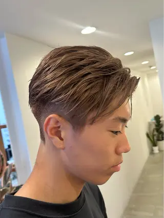 ショート カラー メンズ peakshair所属・堀江/メンズパーマ 𝒀𝑼𝑻𝑶のヘアスタイル