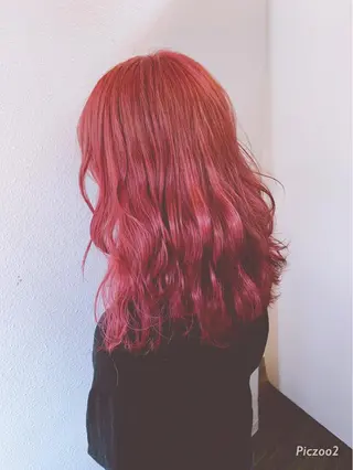 セミロング 西村 弘輝 パーマ/艶髪カラーのヘアスタイル