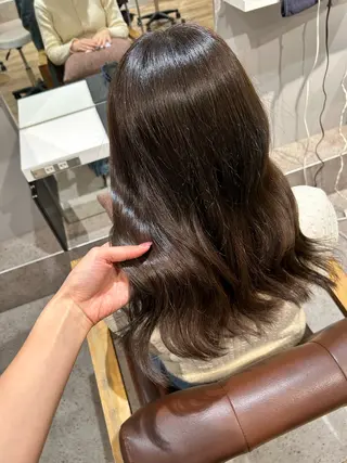 ミディアム BONIA by HEADLIGHT 大阪梅田店【ボニア バイ ヘッドライト】所属・綾/似合わせcut うめだの隠れ家サロンのヘアスタイル