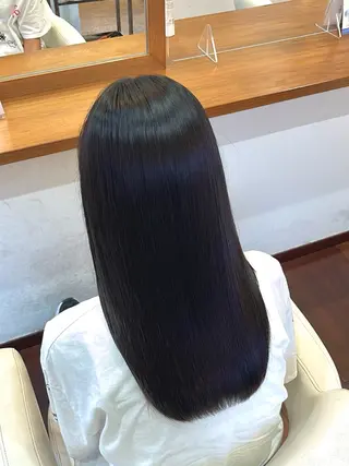 セミロング オートクチュールランコントレ西京極店所属・今在家 玲【艶髪スト レート/メンズ特化】のヘアスタイル