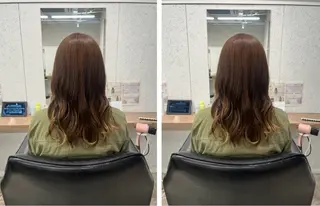 ロング カラー ヘアアレンジ 🍓艶髪/艶カラー ハイトーン/しんたにのヘアスタイル