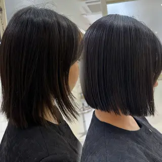 ショート oto🤍×美髪× ローレイヤーのヘアスタイル